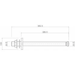 Ceiling Mounted Head 200mm Chrome Square Rainfall Fixed Shower Arm Slimline 8 Ceiling Mounted Head 200mm Chrome Square Rainfall Fixed Shower Arm Slimline -Comfort Bathroom Store 22876313 3