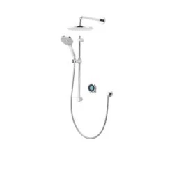 Aqualisa Optic Q Smart Shower Concealed Adjustable Head Fixed Wall Head Chrome -Comfort Bathroom Store 23356770 3