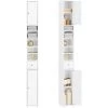 SoBuy White Bathroom Cabinet Bathroom Shelf Bathroom Tall Cabinet Cupboard,BZR34-W -Comfort Bathroom Store 23574368 1
