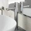 Modern Bathroom High Rise Basin Mixer Tap Tall Chrome Single Lever Solid Brass -Comfort Bathroom Store 23631941 1