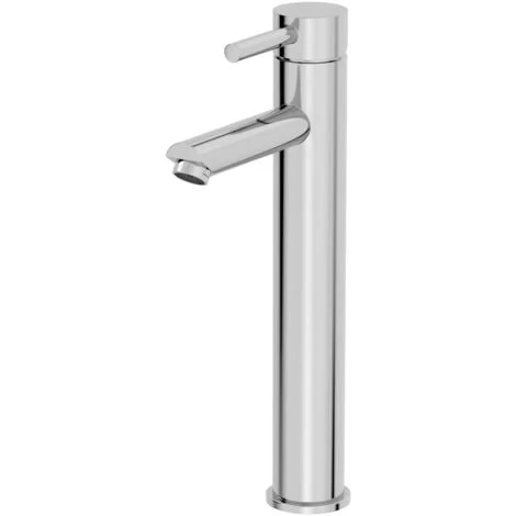 Modern Bathroom High Rise Basin Mixer Tap Tall Chrome Single Lever Solid Brass 7 Modern Bathroom High Rise Basin Mixer Tap Tall Chrome Single Lever Solid Brass - Image 5