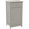 Priano 1 Drawer 1 Door Freestanding Cabinet Bathroom Storage Cupboard, Grey -Comfort Bathroom Store 23759200 1
