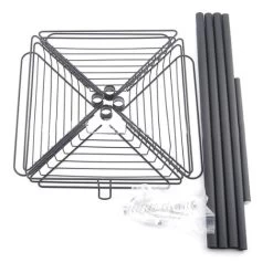 Livingandhome 4 Tier Telescopic Shower Caddy Holder Rack For Bathroom -Comfort Bathroom Store 23825513 4