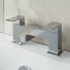 Bathroom Bath Filler Mixer Tap Square Brass Deck Mounted Chrome Lever Modern -Comfort Bathroom Store 23851929 1
