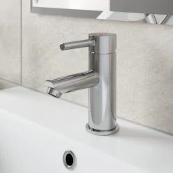 Modern Bathroom Basin Mono Mixer Tap Bath Filler Mixer Set Chrome Lever Modern 8 Modern Bathroom Basin Mono Mixer Tap Bath Filler Mixer Set Chrome Lever Modern -Comfort Bathroom Store 23851931 2