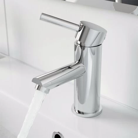 Modern Bathroom Basin Mono Mixer Tap Bath Filler Mixer Set Chrome Lever Modern 6 Modern Bathroom Basin Mono Mixer Tap Bath Filler Mixer Set Chrome Lever Modern - Image 4