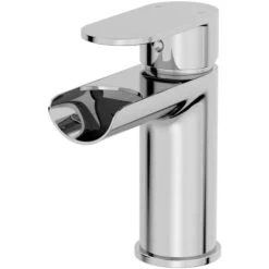 Bathroom Waterfall Mono Basin Sink Mixer Tap Bath Filler Mixer Tap Set Chrome 10 Bathroom Waterfall Mono Basin Sink Mixer Tap Bath Filler Mixer Tap Set Chrome -Comfort Bathroom Store 23851933 4