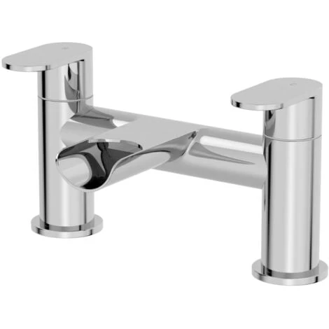 Bathroom Waterfall Mono Basin Sink Mixer Tap Bath Filler Mixer Tap Set Chrome 7 Bathroom Waterfall Mono Basin Sink Mixer Tap Bath Filler Mixer Tap Set Chrome - Image 5