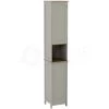 Priano 2 Door Tallboy Freestanding Bathroom Cabinet Cupboard, Grey 1 Priano 2 Door Tallboy Freestanding Bathroom Cabinet Cupboard, Grey -Comfort Bathroom Store 23861962 1