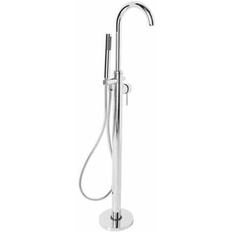 NRG Free Standing Bath Shower Mixer Tap Floor Standing Bathroom Filler Kit Chrome 3 NRG Free Standing Bath Shower Mixer Tap Floor Standing Bathroom Filler Kit Chrome
