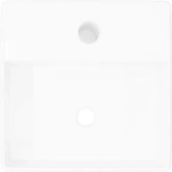 Ceramic Bathroom Sink Basin With Faucet Hole White Square VidaXL 10 Ceramic Bathroom Sink Basin With Faucet Hole White Square VidaXL -Comfort Bathroom Store 2404426 4