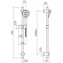 Bathroom Luxury Chrome Thermostatic Bath Shower Mixer Valve Single Head Riser -Comfort Bathroom Store 24169677 5