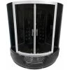 SIMBA BATH TUB SPA WHIRLPOOL SHOWER CHROMOTHERAPY 150 X 150 Cm Black Montecarlo HOT TUB