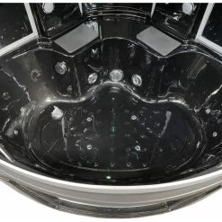 SIMBA BATH TUB SPA WHIRLPOOL SHOWER CHROMOTHERAPY 150 X 150 Cm Black Montecarlo HOT TUB 10 SIMBA BATH TUB SPA WHIRLPOOL SHOWER CHROMOTHERAPY 150 X 150 Cm Black Montecarlo HOT TUB -Comfort Bathroom Store 25100765 4