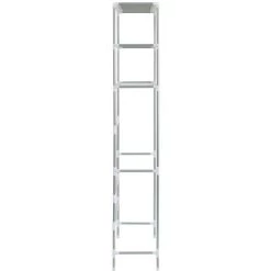 Topdeal 3-Tier Storage Rack Over Laundry Machine Silver 69x28x169 Cm VDTD23578 -Comfort Bathroom Store 25646561 5