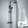 Aqualisa Deco Thermostatic Mixer Shower Round Bar Valve Black DECO.RND.SC.MB 1 Aqualisa Deco Thermostatic Mixer Shower Round Bar Valve Black DECO.RND.SC.MB -Comfort Bathroom Store 25844875 1