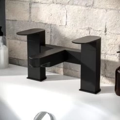 Kento Mono Basin Mixer, Bath Filler & Waste Matte Black -Comfort Bathroom Store 26218654 2