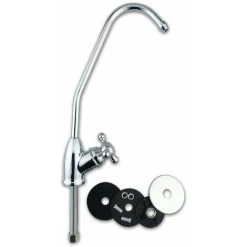 Finerfilters Chrome Bobble Foot Water Filter Tap - Fits All Water Filter Systems