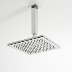 Milano Arvo - Ceiling Mounted Square Arm For Shower Head - Chrome -Comfort Bathroom Store 26627180 2