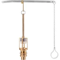 PrimeMatik - WC Cistern Handle With Chain And White Ring -Comfort Bathroom Store 26799170 3