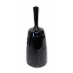 Plastic Toilet Brush And Holder - Black