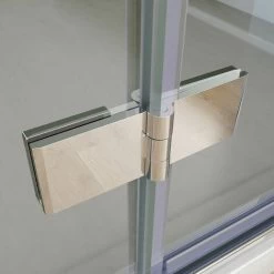 Lisa 900 X 1400 Mm Bath Screen Shower Screen 2 Folding 180° Hinge Door Panel 6mm Easy Clean Glass -Comfort Bathroom Store 27146691 4