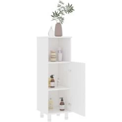 Bathroom Cabinet White 30x30x95 Cm Engineered Wood VidaXL -Comfort Bathroom Store 27602045 4