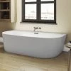 Freestanding Modern Back To Wall Bath 1800mm - Princeton By Voda Design 1 Freestanding Modern Back To Wall Bath 1800mm - Princeton By Voda Design -Comfort Bathroom Store 27620467 1