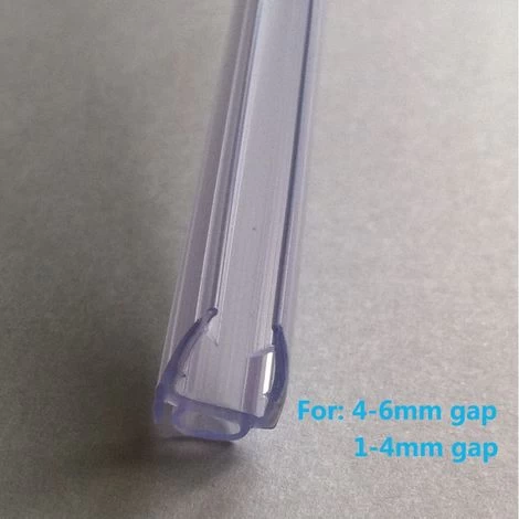870mm Shower Seal For 4-6mm Glass Up To 3mm Gap 3 870mm Shower Seal For 4-6mm Glass Up To 3mm Gap