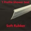 T Profile Shower Seal For 2mm Gap 18mm Soft Bottom Fin 1100mm In Length -Comfort Bathroom Store 2819831 1
