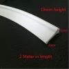 White Soft Bottom Seal For Folding Bath Shower Screen 2 Meter