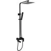 Black Wall-mounted Bath-shower Column - Sirius -Comfort Bathroom Store 28355346 1