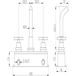 Robinet Lavabo Mural Style Rétro En Bronze 11 Robinet Lavabo Mural Style Rétro En Bronze -Comfort Bathroom Store 28355409 5