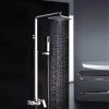 Shower Column & Square Shape Chrome Finish 2 Shower Column & Square Shape Chrome Finish -Comfort Bathroom Store 28355534 1