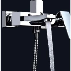 Shower Column & Square Shape Chrome Finish -Comfort Bathroom Store 28355534 5