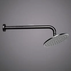Wall Mounted Thermostatic Shower Set With Black Finish Handshower 200 Mm Wall Support -Comfort Bathroom Store 28355987 4
