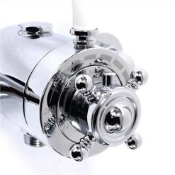 Thermostatic Traditional Exposed Shower Mixer Valve - 135mm To 160mm Centres -Comfort Bathroom Store 28374552 3
