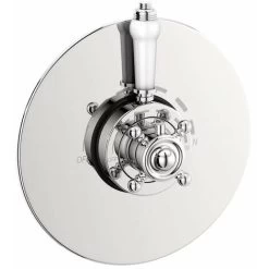 Edwardian Thermostatic Traditional Concealed Shower Mixer Valve - 1 Outlet