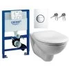 Grohe 38526 Rapid 0.82m Dual Flush Cistern Frame 38765 Nova Plate & Toilet Pan -Comfort Bathroom Store 28415855 1