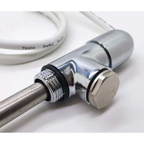 Tesla 250W Towel Rail Element With 1/2” Chrome Tee & Blanking Plug 4 Tesla 250W Towel Rail Element With 1/2” Chrome Tee & Blanking Plug - Image 2