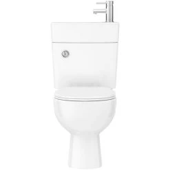 2 In 1 Compact Basin And Close Couple Toilet Combo Space Saver -Comfort Bathroom Store 28610160 5