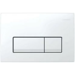 Geberit DELTA51 Alpine White Dual Flush Plate DELTA 51 UP100 Concealed Cisterns