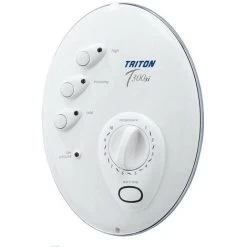 Triton T300si 9.5kw Remote Digital Electric Shower White Chrome + Power Pack -Comfort Bathroom Store 28962537 3