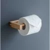 Southbourne Wooden Beech Bathroom Cloakroom Toilet Roll Holder Wall Mounted -Comfort Bathroom Store 29170758 1