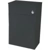 Orbit Verona Back To Wall WC Unit 500mm Wide - Gloss Anthracite -Comfort Bathroom Store 29369939 1