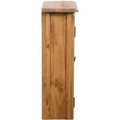Bathroom Wall Cabinet Solid Recycled Pinewood 42x23x70 Cm -Comfort Bathroom Store 29787987 3