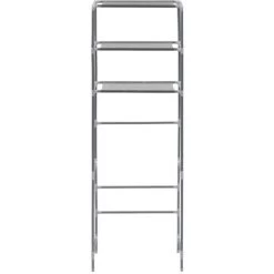 3-Tier Storage Rack Over Toilet Silver 53x28x169 Cm 9 3-Tier Storage Rack Over Toilet Silver 53x28x169 Cm -Comfort Bathroom Store 29790535 3