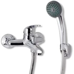 Bath Shower Mixer Tap Kit Chrome