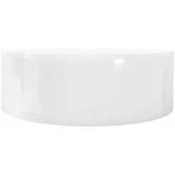 Ceramic Bathroom Sink Basin Faucet/Overflow Hole White Round -Comfort Bathroom Store 29798166 5