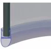 Pre Curved Shower Seal For Screens, Doors Or Panels | Fits 4, 5 Or 6mm Glass | Seals 3-7mm Gaps | SEAL027 (85cm) -Comfort Bathroom Store 30151169 1